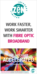 Work faster, work smarter, with Fibre Optic Broadband from Zen Internet. Fibre Optic Broadband - Up to 38Mbps downstream from £23/month ex VAT.. Buy it Now.